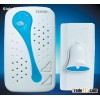 AC multi-plug wireless digital doorbell with flash blue light