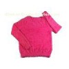 womens crew neck sweaters 2015 fall plain jersey pullover sweater pink feather yarn knitwear