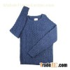 Superior High Quality Jacquard Cable Pullover Twist Stitch Argyle Donegal Wool Knitwear