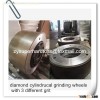 Resin bond diamond cylindrical grinding wheels with 3 grit size