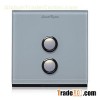 Smart Switch Two Gang L N 10A Tempering Glass SRZCSWNGWS132101