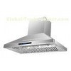 Stainless steel Commercial Range Hood 42 inch 1680cfm round corner