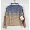 Acrylic Womens long Sweaters / Turtleneck Sweaters Cable Knitted Pullover