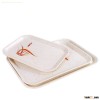 Simple rectangular plastic tray high-grade tableware melamine melamine tray