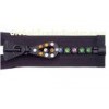 Decorative Two-way Open End Diamond Zippers For Garment And Handbag