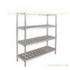 4 Tire Restaurant Storage Stainless Steel Kitchen Shelving With CE