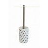 ceramic SLIM series of small dots Customized logo white ceramic bathroom set