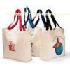 colorful printed canvas cotton shopping bag