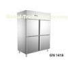 Supermarket Commercial Upright Fridge , 4 Door Fridge Freezer GN1410TN/D