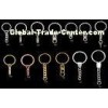 Different Shape Handbag Accessories Metal Key Chain Ring