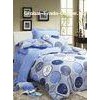 Blue Constellatory Comed Cotton Bed Set Soft Durable For Teenage Gift
