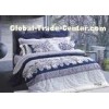 Italian Durable Sateen Bedding Sets , 100% Twill Cotton Flat Sheet Sets