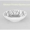 Comfortable Pottery Soap Dishes WHITE SOAP DISH IN ROUND SHAPE