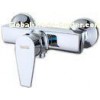Single Handle Square Brass Bathroom Sink Faucets , Two hole Contemporary Bath Tub Taps