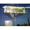 Steel Structure Three Sided Billboard For Street Advertising On A Billboard