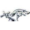 Chrome Plated Brass Single Hole Bathtub Sink Faucet Taps with Ceramic Cartridge