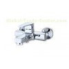 Contemporary Bathtub Bathroom Sink Faucets Chrome Polished , Wall Mounted Type