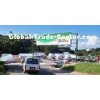 120km/H Stable Steel Gantry Billboard For Outdoor Advertisement