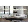 Living Room White Italian Leather Couch, Modern Leather Sofa Set, Dongguan leather sofa manufacturer
