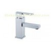 Single Lever Basin Mixer , Square Deck Mounted Single Hole Faucet for Bath Tub
