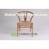 Wishbone Armless Classic Modern Wood Dining Chairs , Customized Ash / Birch Wood