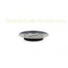 Stainless Steel Black Silicone Base Pottery Soap Dishes