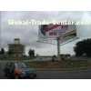 Roadside Steel Structure Outdoor Billboard / Street Mobile Advertising Billboard