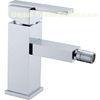 Brass Chrome Single Hole Bathroom Sink Faucet / Single Lever Deck Mounted Brass Bidet Taps