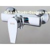 Single Handle Square Brass Bathroom Sink Faucets , Two hole Contemporary Bath Tub Taps
