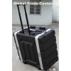 ABS 6U rack case with wheel,flight case,6U rack case with wheel