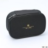 black oblong shape cosmetic bag