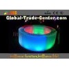 PE LED bar round counter / LED Glowing bar furniture