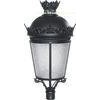 Tradional Luminaire Waterproof Saving Energy Lamp IP65 With Decorative Crown