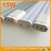 15W LED 2G11 Dual Tubes Light 417mm 4pins