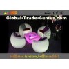 H41cm Plastic Coffee LED Bar Tables Change Colors Via Remote Control