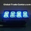 Ultra Blue Anode 0.54 inch 4 Digit 14 Segment Alphanumeric LED Display for STB Car Radio