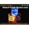 Custom Light Up Plastic Cups Yellow / Blue , 100ml Led Drinking Glasses