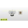 High Lumen Aluminum Led Grille Lamp 2000lm , High Cri 7w Cob Led Downlight