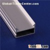LED Extrusion Aluminum Track Channel With Plastic Milky/tranparent Cover