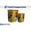 OEM Corn Shining Plastic Stand Up Pouch for pet food , spices , sauces , meat