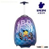 Purple Shanmao Oval Shape Childrens Trolley Case,Kids Luggage On Wheels,Cute Kids Suitcase