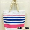 Cotton Rope Handle, Strip Shopping Bag