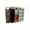 Lattice Phone Case Customize iPhone4 Protective Cover With Cloth Sticking