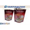 Colorful OEM Heating Seafood stand up pouch packaging With Window