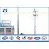 Microwave Telecommunication electric service pole , Hot Roll Steel Q420 wireless communication tower