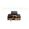 Holiday Creative Black Card Gift Box Square With Ribbon 120x120X120mm