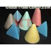 Plastic media for mass surface finishing