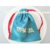 Blue Jewelry Drawstring Pouch Gift Packing , Proof Moisture 10*12 Inch