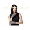 Fashion Goatskin Ladies Leather Driving Gloves with Metal Zipper Cycling Glove Motor