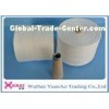 Raw White Virgin 100 Polyester Yarn Z Twist Good Evenness for Sewing